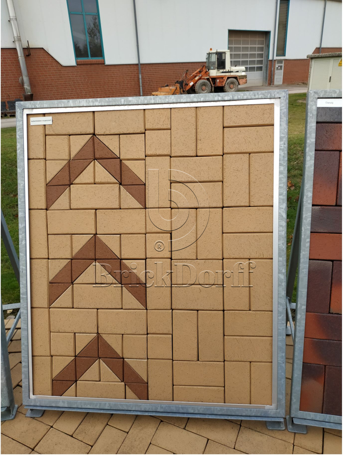 Тротуарная плитка клинкерная ABC Lederfarben nuanciert (Ледерфарбен нуанкиерт) 200*100*20 мм