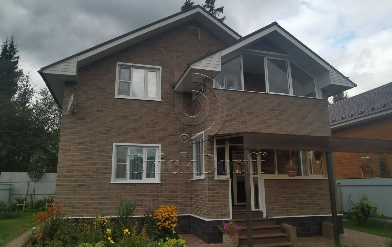 Retro Brick Cardamon фасадная термопанель из пенополиуретана ППУ 65 мм