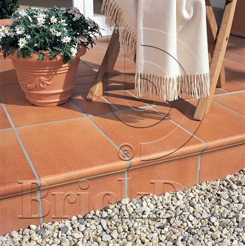 Клинкерная Плитка напольная противоскользящая Stroeher KERAPLATTE DURO 804 bossa 240*115*10 мм