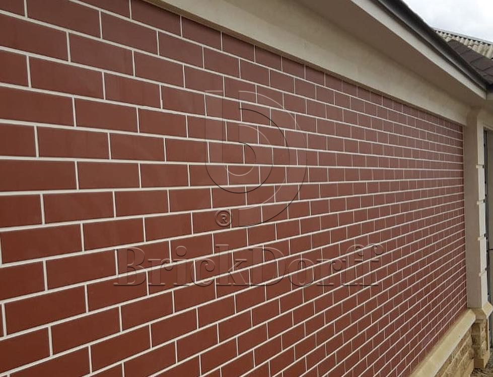 NATURAL ROSA DURO 245X66х7,4 мм Клинкерная фасадная плитка под кирпич облицовочная терракотовая