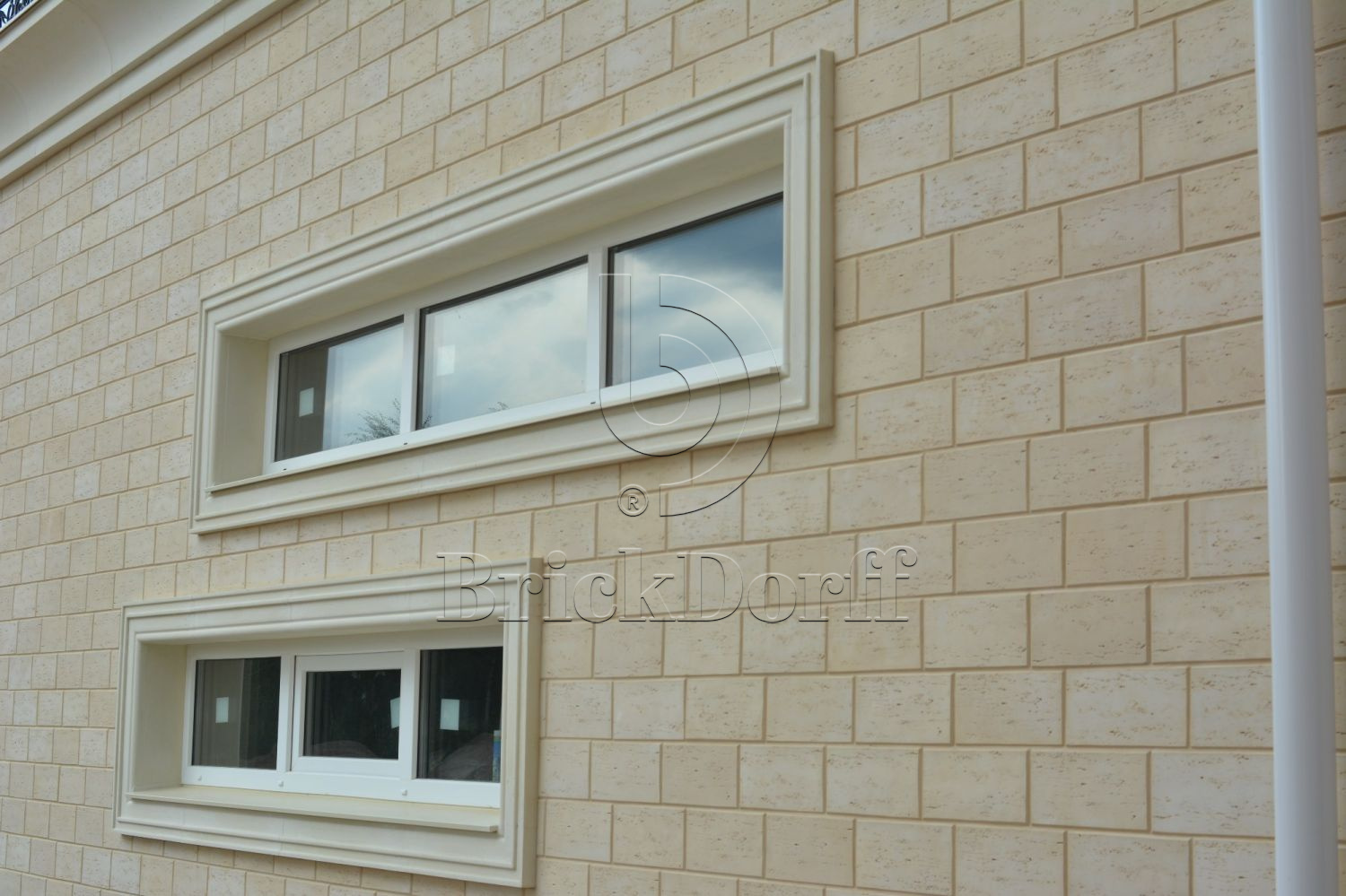 Фасадная облицовочная декоративная плитка травертин-вилла 00