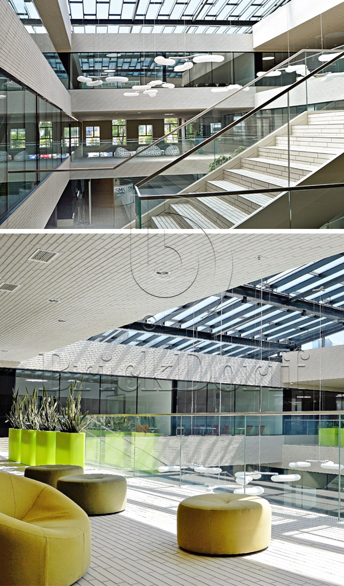 Глазурованная клинкерная фасадная плитка под кирпич ABC Weiss 300 белая, 240*115*10 мм