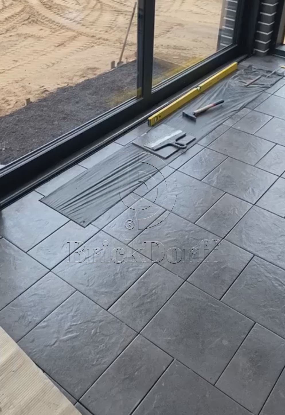 Клинкерная плитка Taurus Grys 300x300x11 – для улицы, террасы, крыльца, лестницы, морозостойкая
