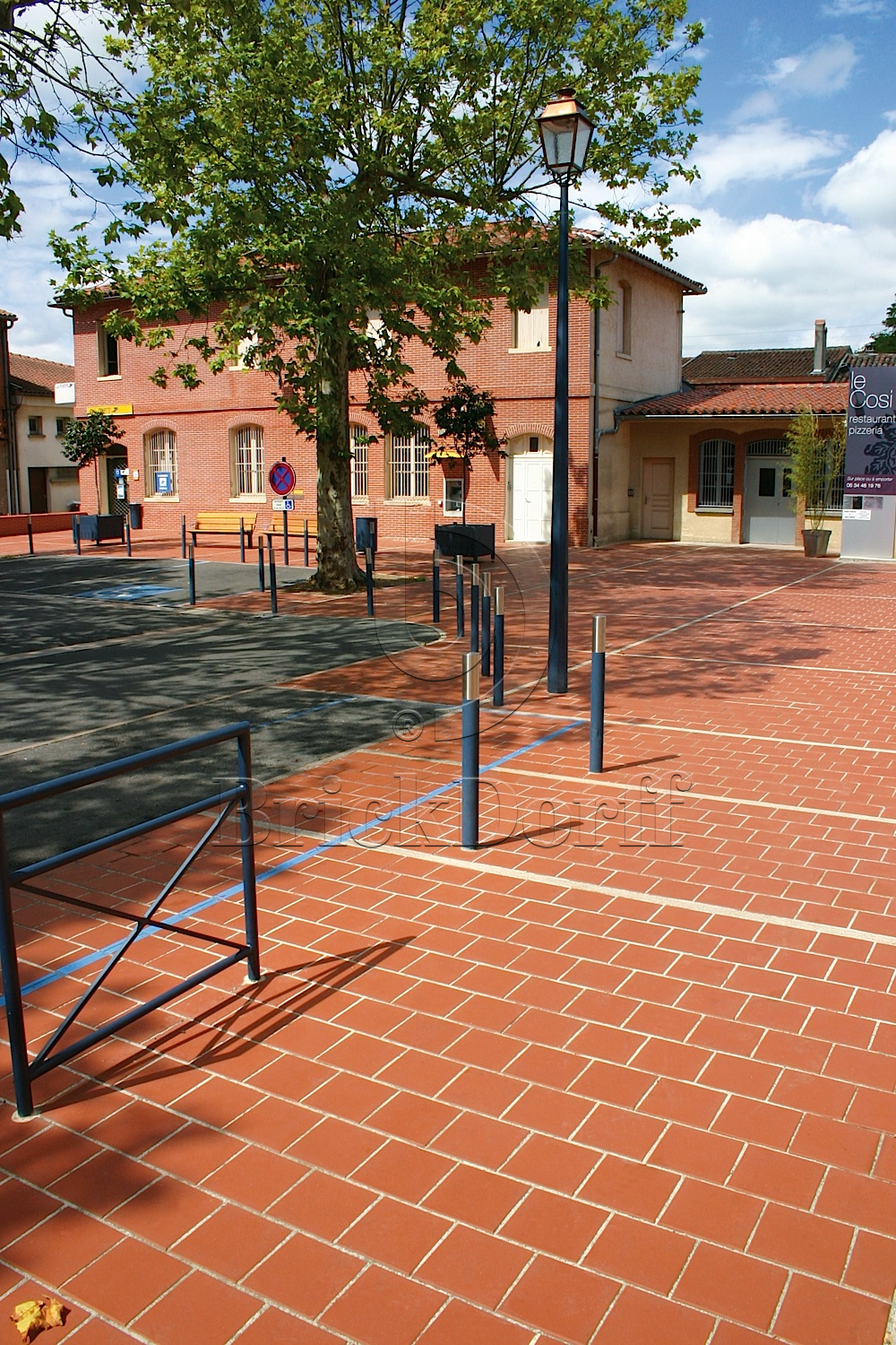 Тротуарная плитка / брусчатка Клинкерная красная LHL klinker  KAHARI 200*100*52 мм