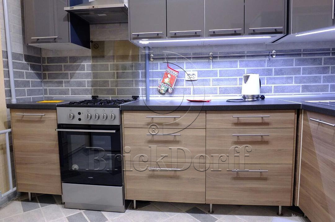 Клинкерная фасадная плитка облицовочная под кирпич Stroeher (Штроер) Keravette Shine 840 grigio гладкая NF10, 240*115*10 мм