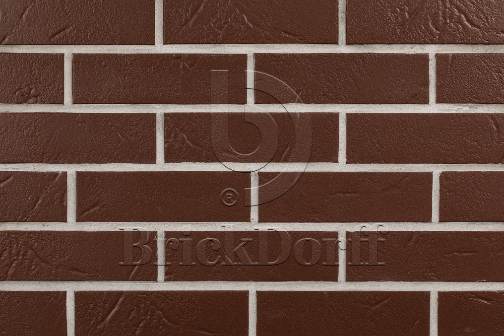 Objekta Braun genarbt, 240*71*10 мм, Клинкерная фасадная плитка облицовочная под кирпич ABCklinker