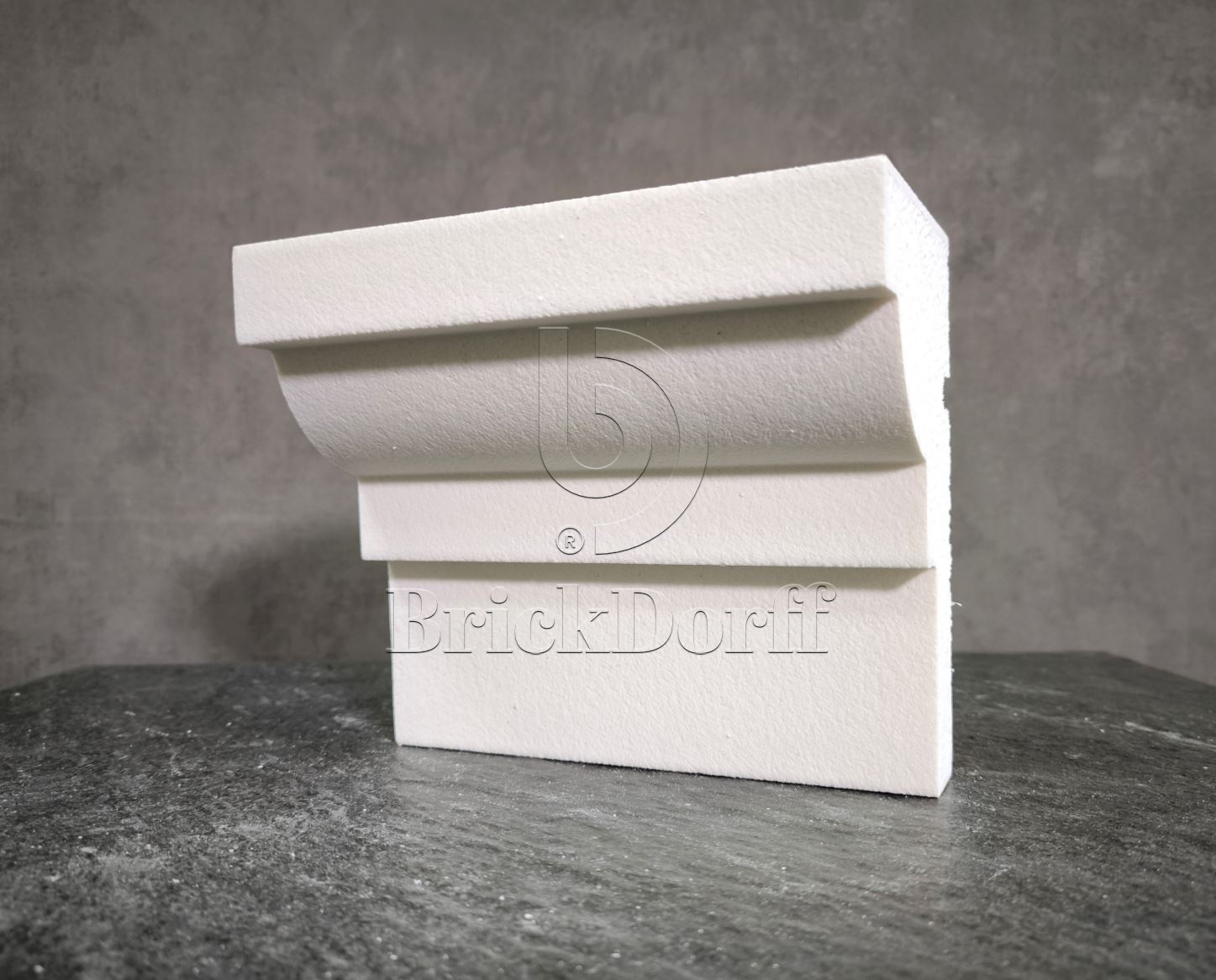 КАРНИЗ для Фасада и Интерьера - лепнина, декор из пенополистирола КВ-170/2 170*100*2000 мм