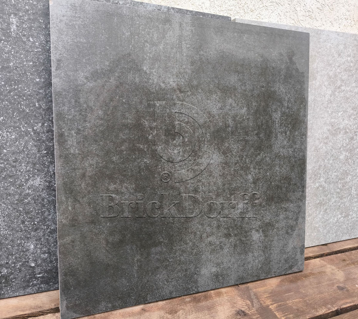 Moon Black 600x600x20 мм, тротуарная плитка уличная, противоскользящая, керамогранит OutdoorDesign