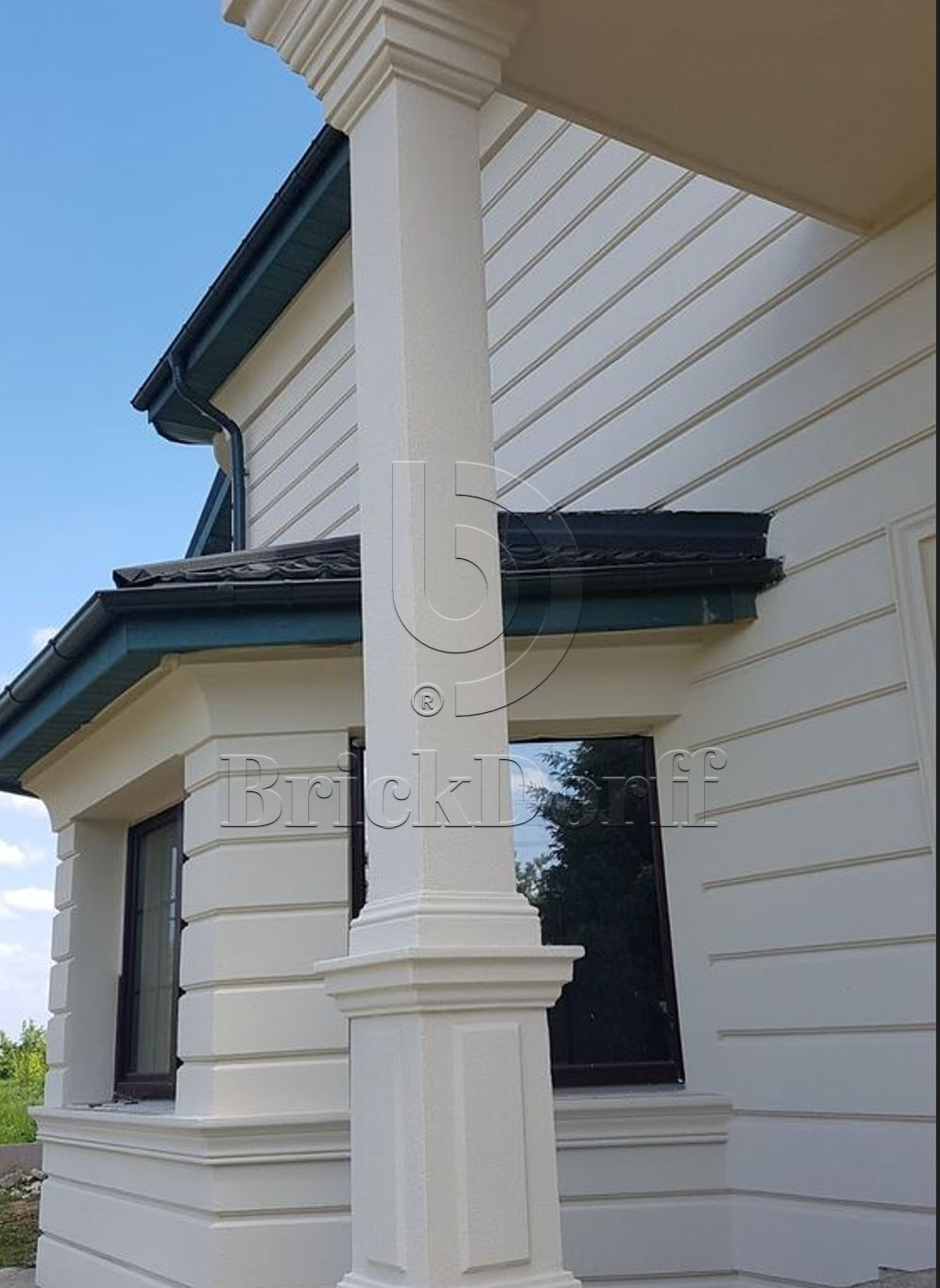 Панель утепления под покраску для фасада - изосайдинг из пенополистирола СВ-50/2 1000*50*2000 мм