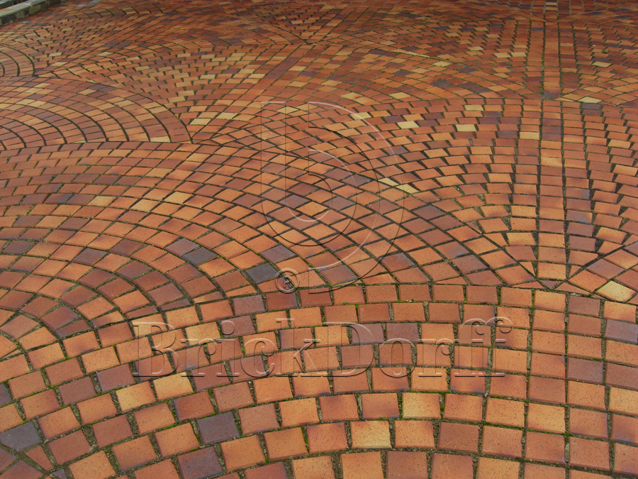 Тротуарная плитка / брусчатка Клинкерная ABC Herbstlaub-geflammt (Хербстлауб-гефламмт), делится на 8 частей 240*118/60*60*52 мм