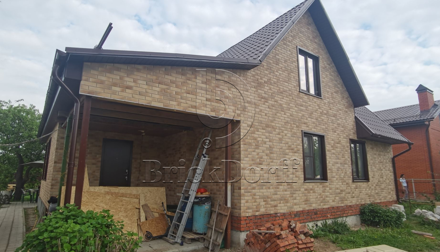 Retro Brick Masala фасадная термопанель из пенополистирола ППС 100 мм с клинкерной плиткой