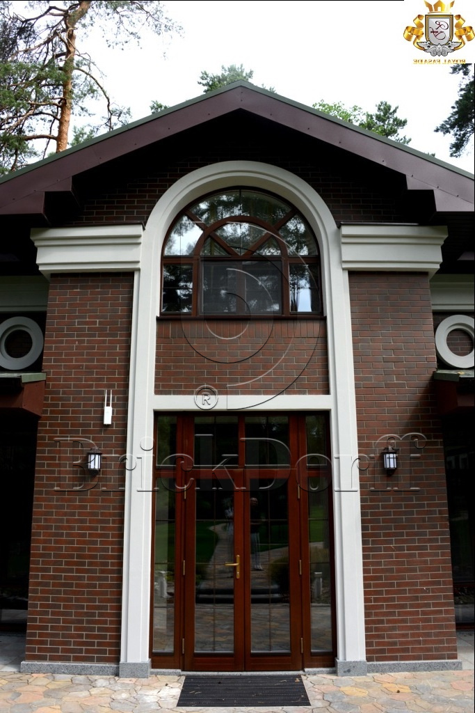 CLOUD BROWN 245X66х7,4 мм Клинкерная фасадная плитка под кирпич облицовочная коричневая