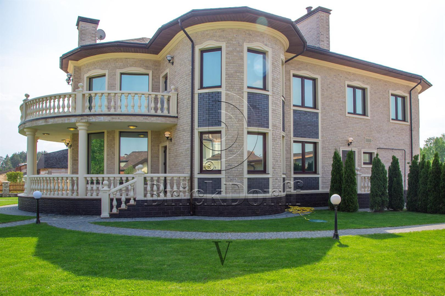 Клинкерная фасадная плитка облицовочная под камень Stroeher (Штроер) Kerabig KS 15 schokobraun рельефная, 302*148*12 мм