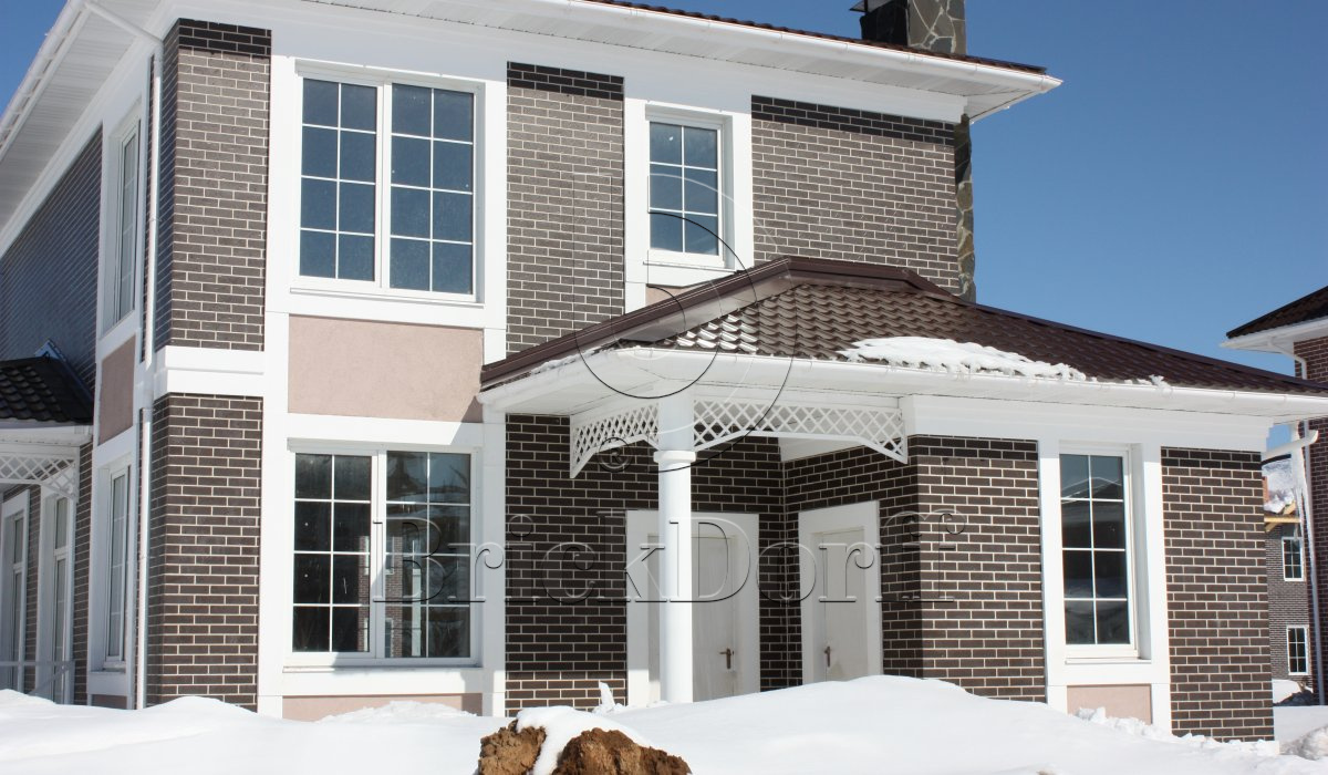 Antik Mangan, 240*71*8 мм, Клинкерная фасадная плитка облицовочная под кирпич, ABCklinker