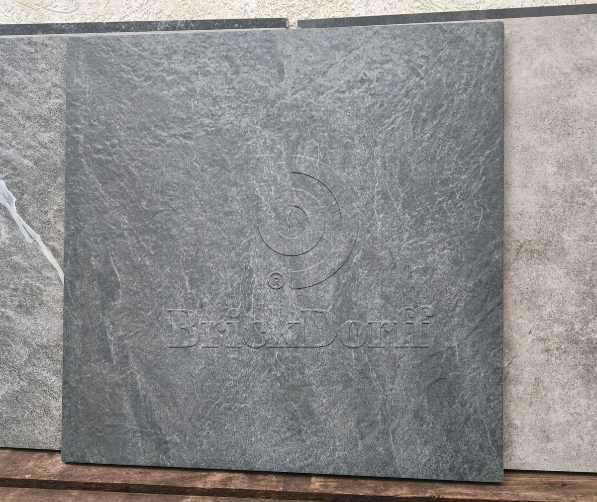 Blestone Anthracite 600x600x20 мм, тротуарная плитка уличная, противоскользящая, керамогранит OutdoorDesign