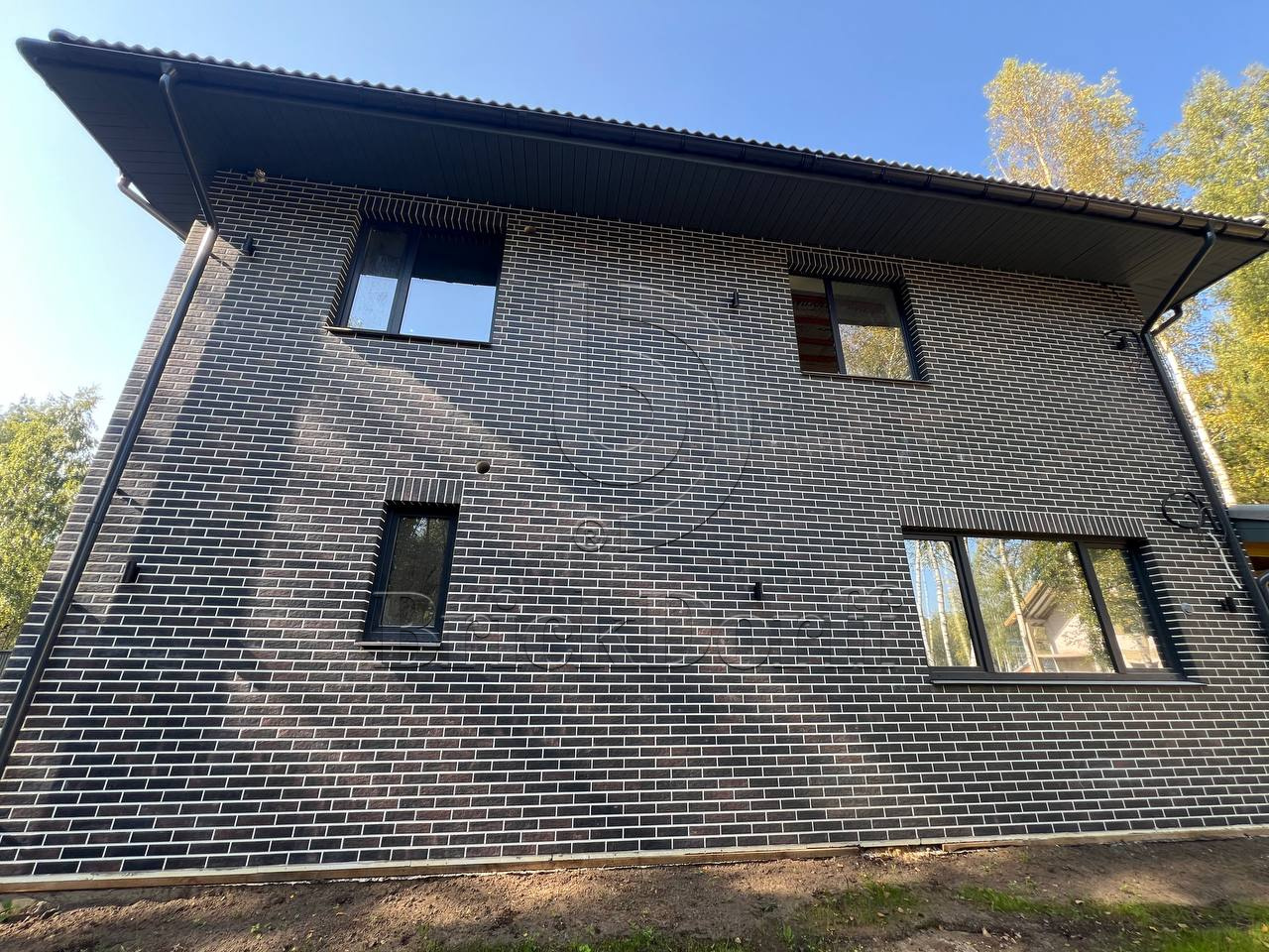 SCANDIANO BROWN 245X66х7,4 мм Клинкерная фасадная плитка под кирпич облицовочная коричневая