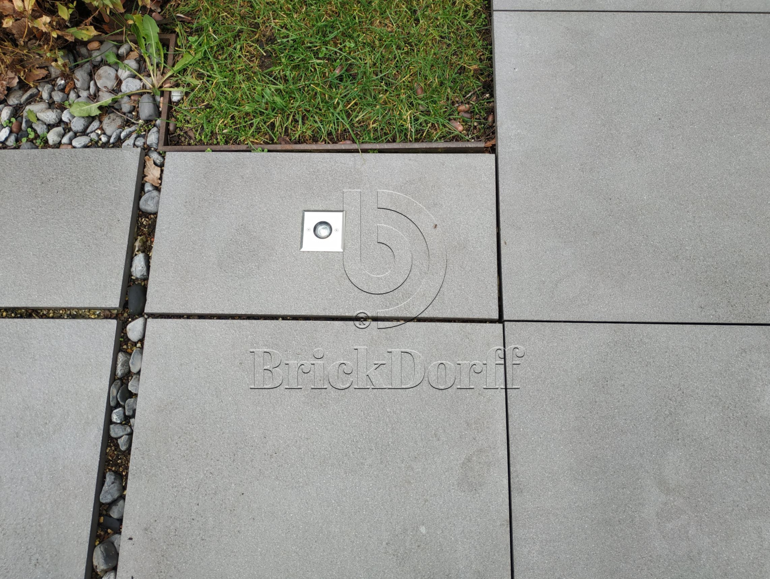 Тротуарная плитка Серая. Cliff Grigio 60 LASTRA 20mm / Клиф Гриджио 60 Ластра 20 мм 600х600х20мм