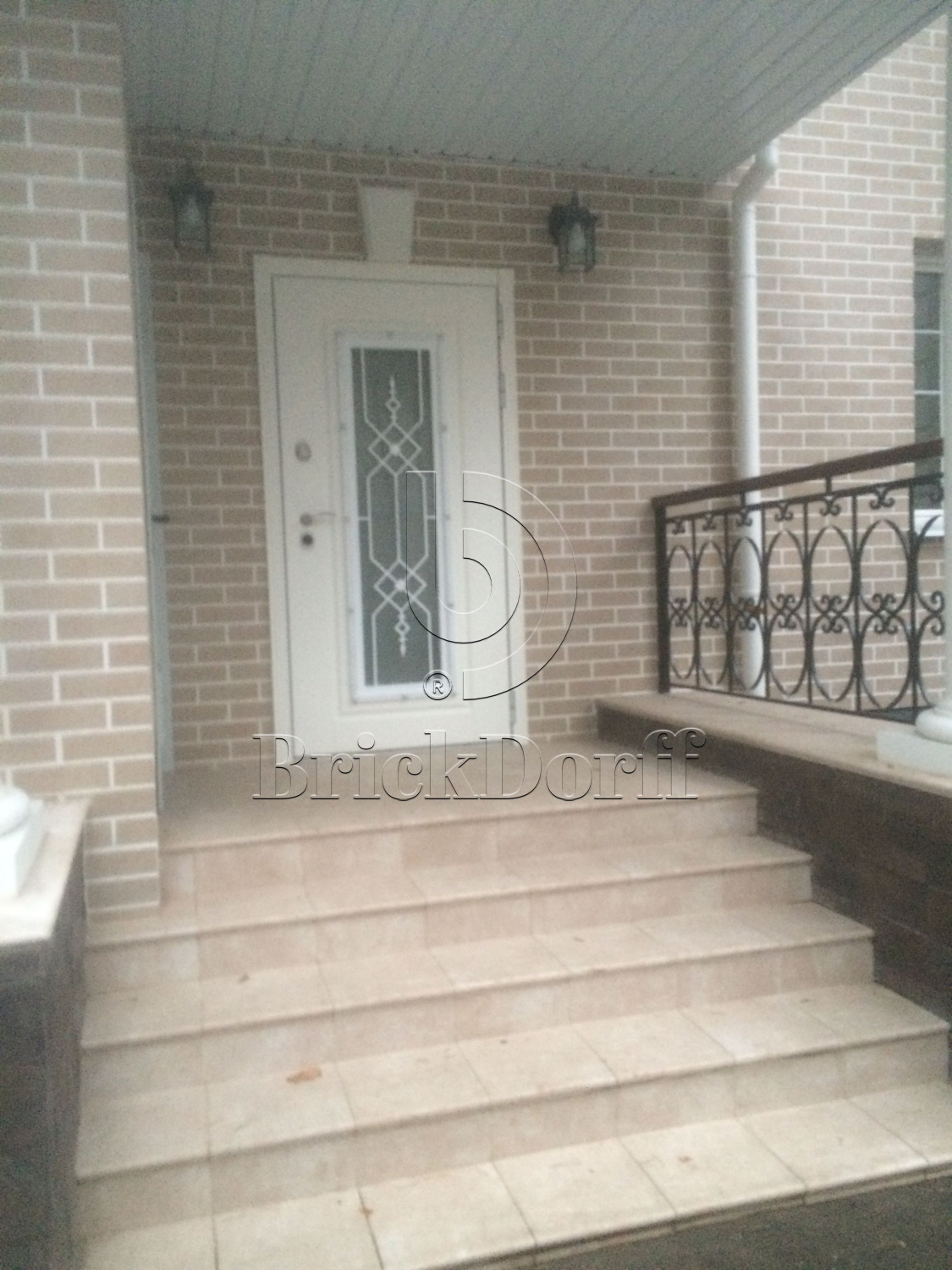 Клинкерная ступень Флорентинер противоскользящая плитка ATRIUM WK31160 Hellbeige 310*320*9,5 мм Westerwalder Klinker