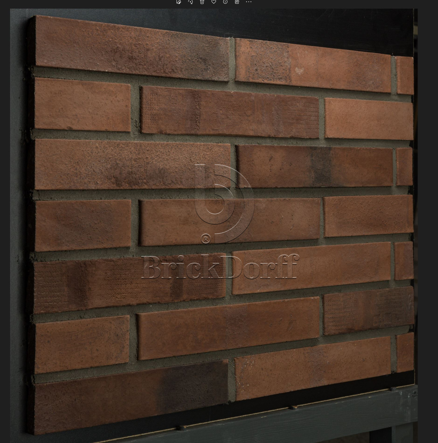 Фасадная ригельная плитка под клинкер Life Brick Римхен 393, 284*51*15 мм