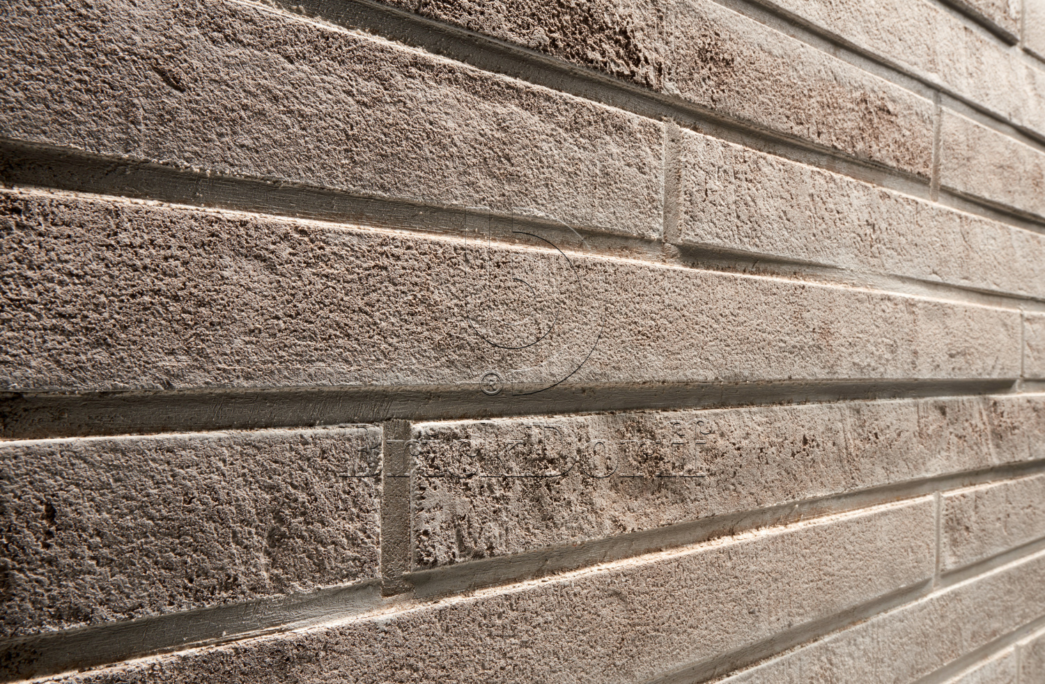 Клинкерная фасадная плитка под кирпич Stroeher (Штроер) Stilt 452 silber-grau рельефная, 490*40*14 ммreu