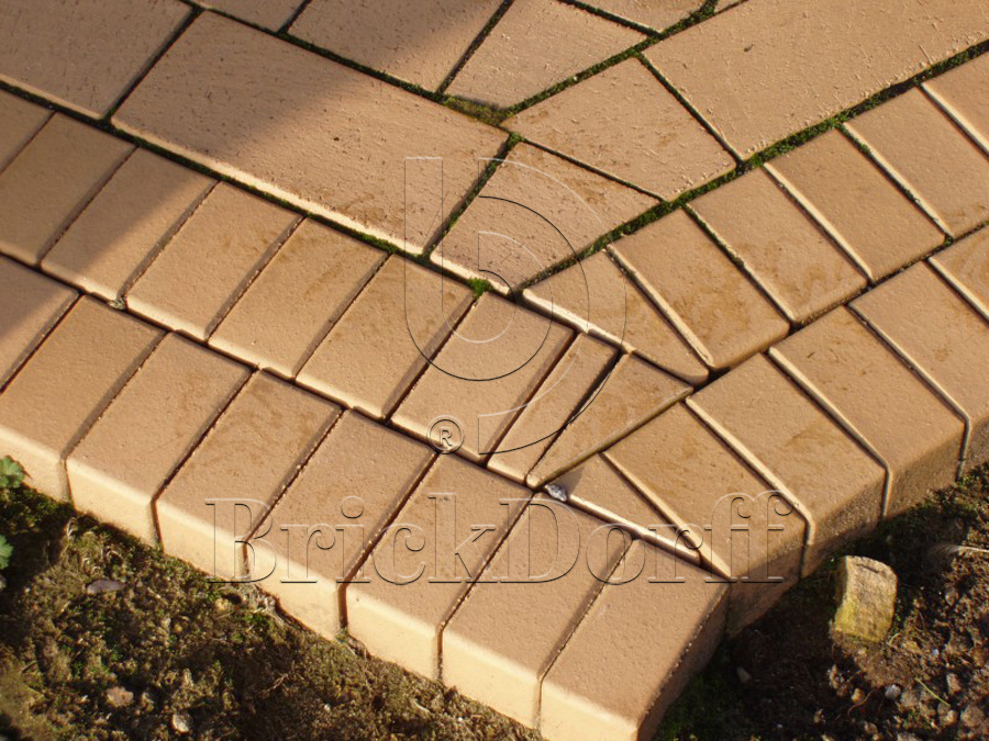 Тротуарная плитка / брусчатка Клинкерная ABC Lederfarben nuanciert (Ледерфарбен нуанкиерт), 200*100*45 мм