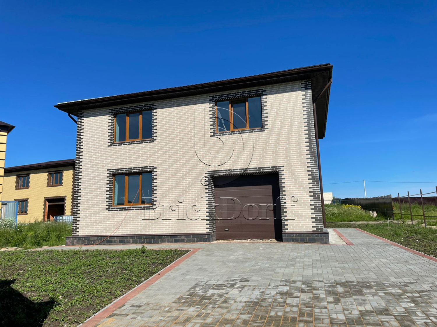 Mattone Sabbia Beige 245X66х7,4 мм Клинкерная фасадная плитка под кирпич облицовочная, бежевая