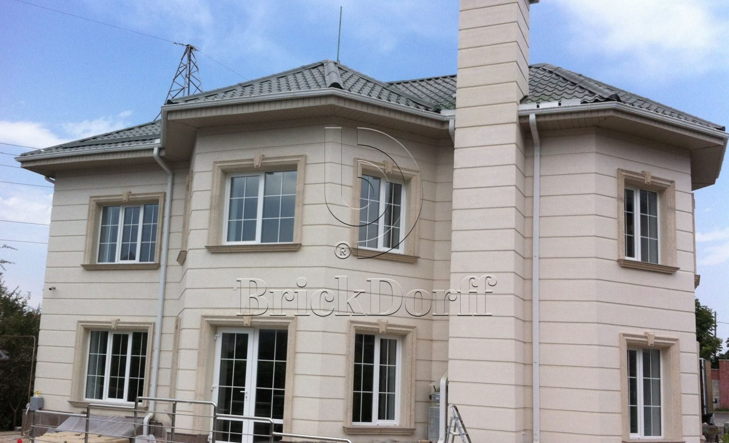 Панель утепления под покраску для фасада - изосайдинг из пенополистирола СВ-50/8 1000*50*2000 мм