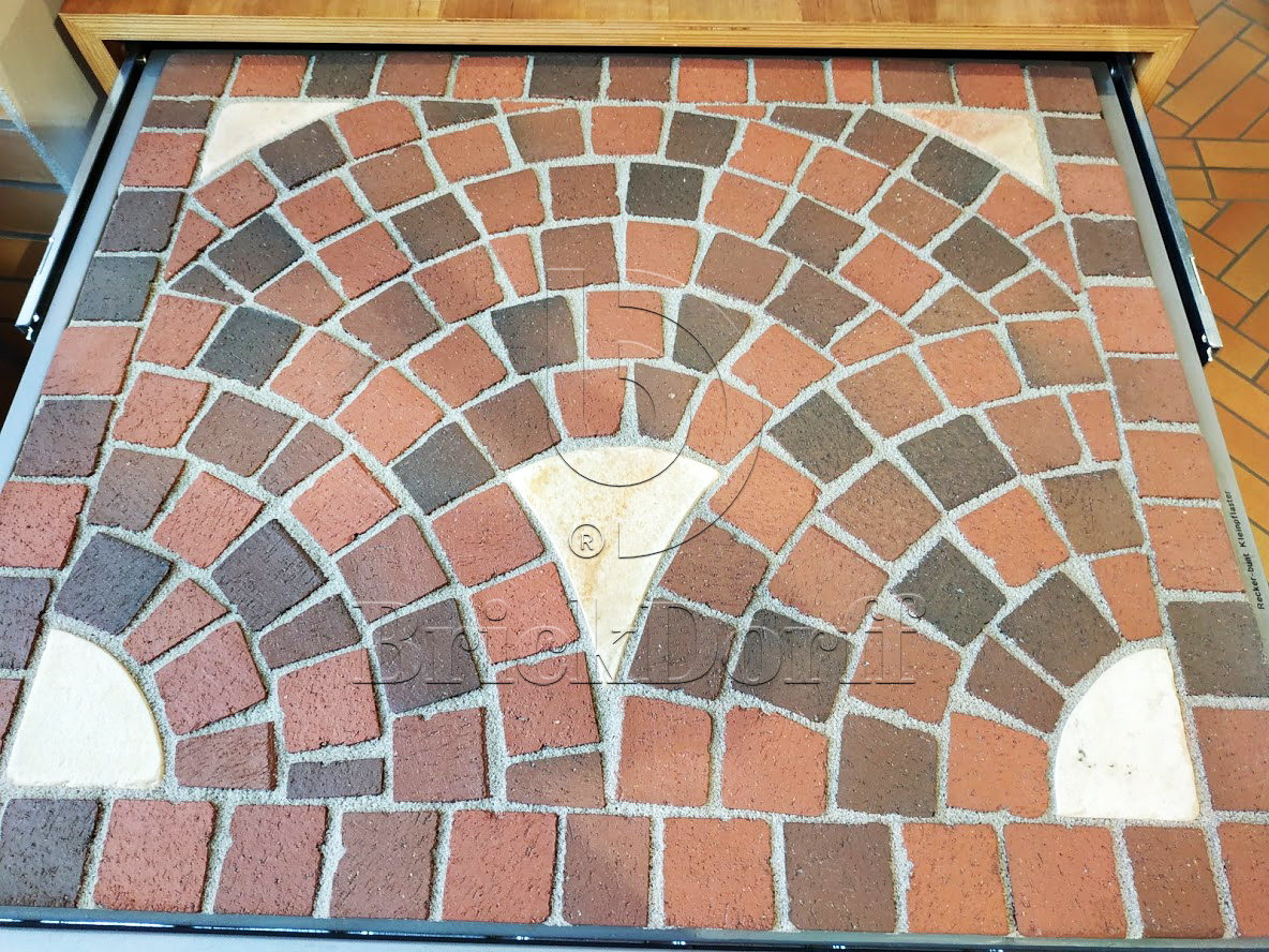 Тротуарная плитка / брусчатка Клинкерная ABC Recker-bunt (Реккер-бунт) 200*100*40 мм