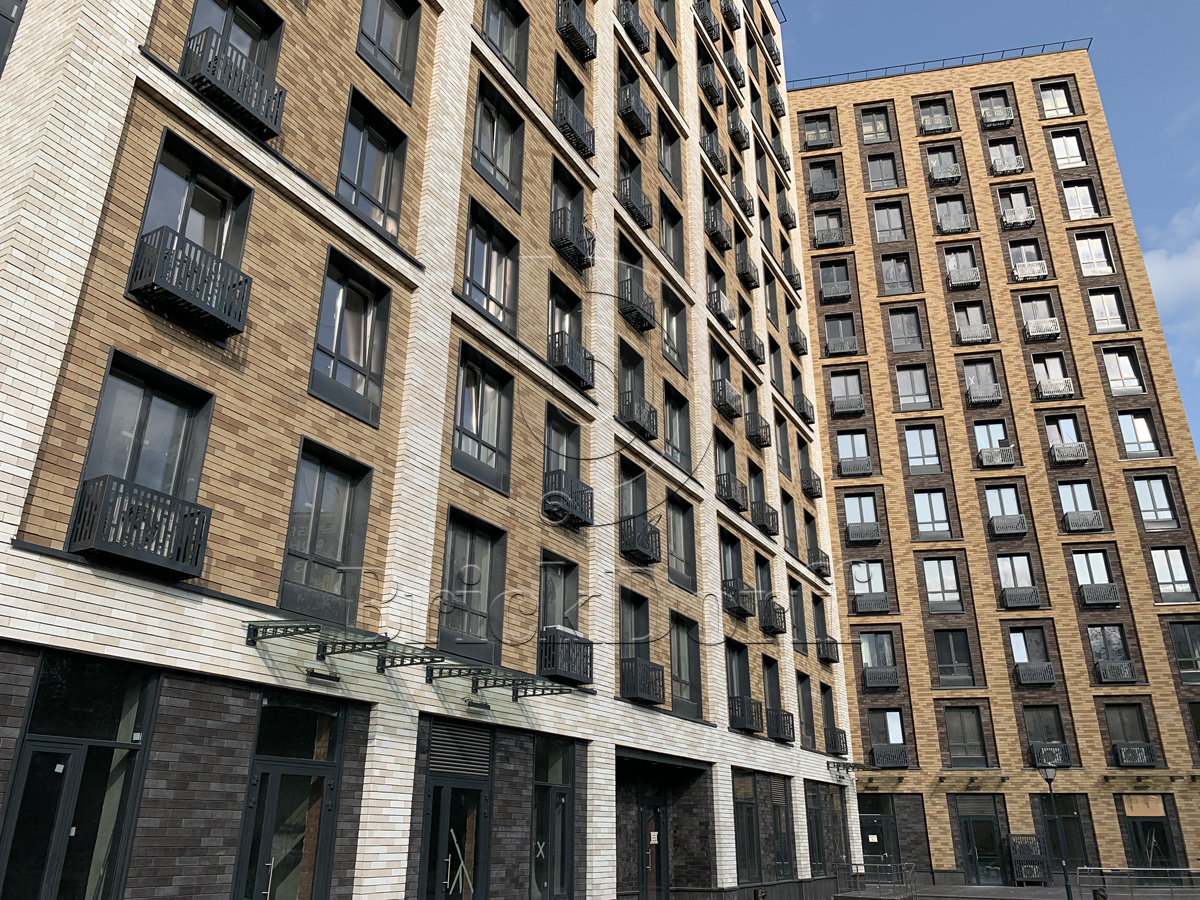 Борн-3 Плитка под кирпич для навесного вент фасада без расшивки шва  250X65X24 мм искусственный камень