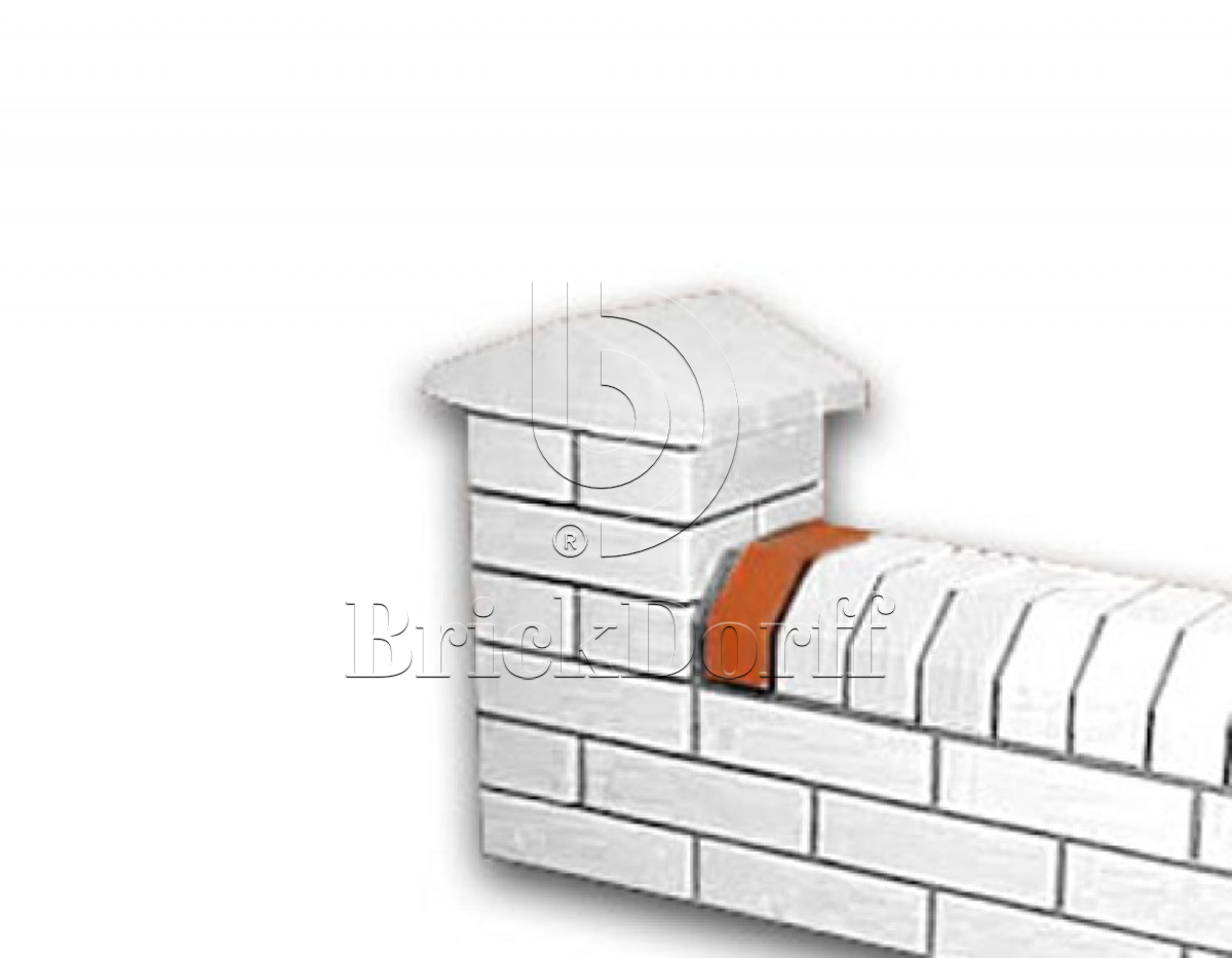 12.101107L Кирпич фигурный полнотелый красный Lode JANKA F7 гладкий, 250*120*65 мм