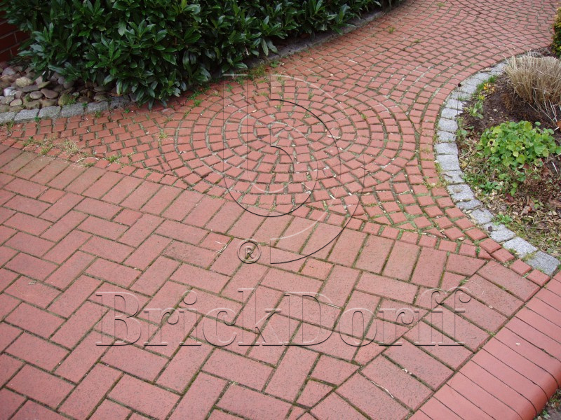 Тротуарная плитка / брусчатка Клинкерная ABC Rot-nuanciert (Рот-нуанкиерт), ригельный 200*78*52 мм