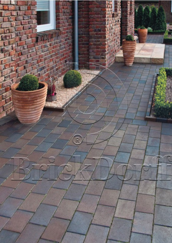 Тротуарная плитка / брусчатка Клинкерная ABC Mitternachtblau (Миттерначтблау), 200*100*52 мм