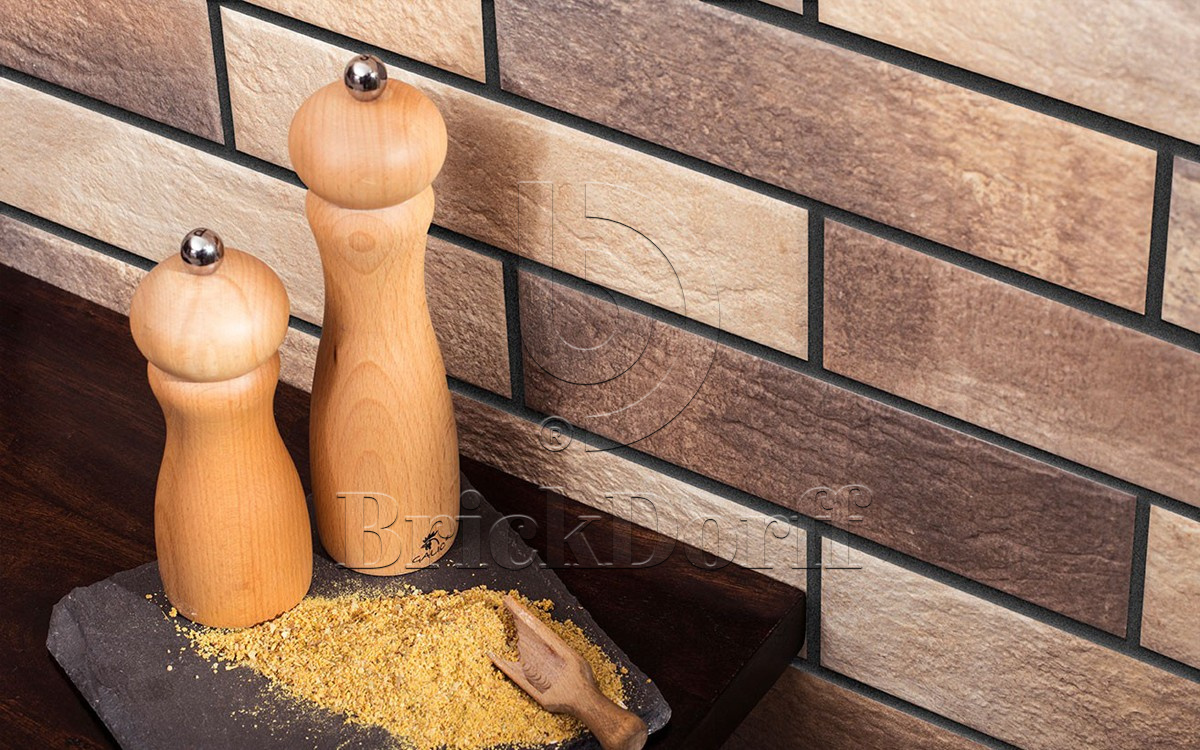 Фасадная и Интерьерная клинкерная плитка под кирпич Cerrad Elewacja Loft brick masala 245*65*8 мм