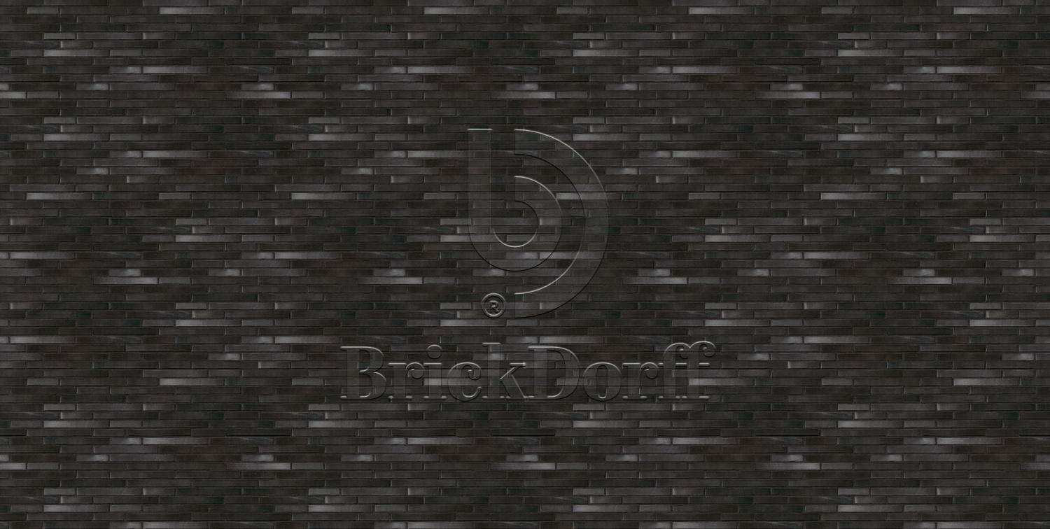 Кирпич облицовочный Клинкерный ригельный Langformat ABC 1002 Hamburg schwarz-blau-bunt glatt DF 365*115*52 мм