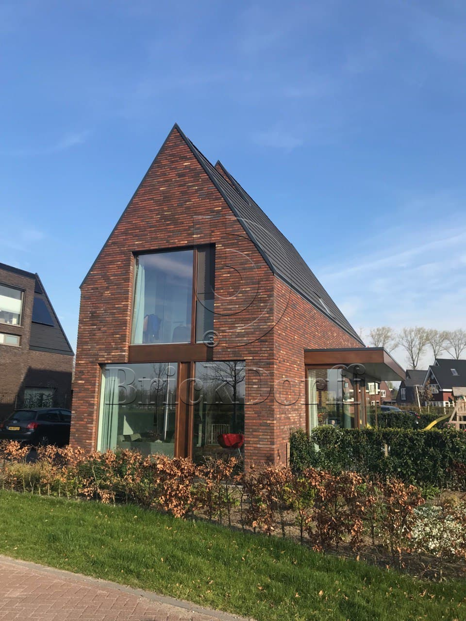 Rookkwarts WF 210х24х50 мм, Фасадная и Интерьерная Плитка ручной формовки под кирпич Engels baksteen