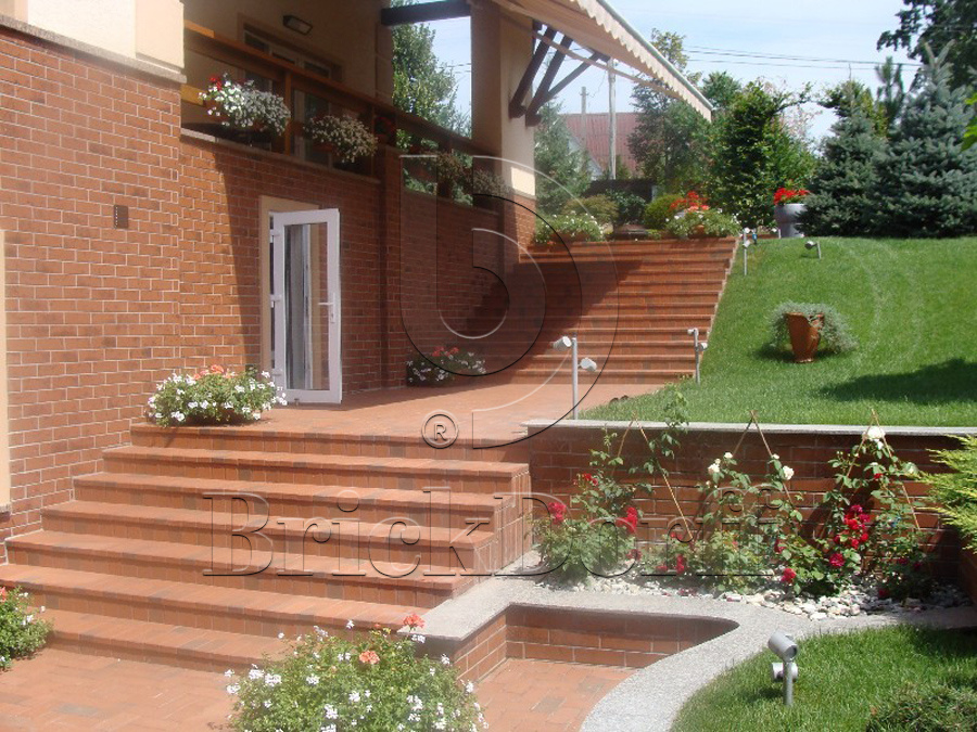 Тротуарная плитка / брусчатка Клинкерная ABC Recker-bunt (Реккер-бунт) 200*100*45 мм