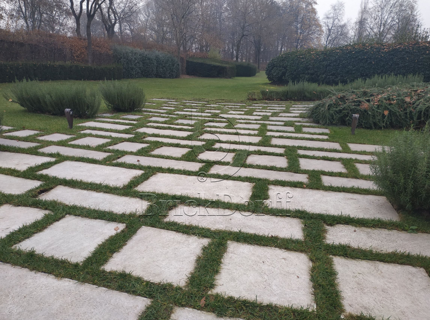 Тротуарная плитка Серая. Cliff Grigio 60 LASTRA 20mm / Клиф Гриджио 60 Ластра 20 мм 600х600х20мм