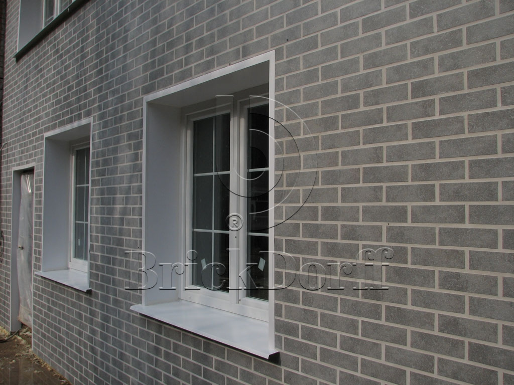 Фасадная Термопанель из Пенополиуретана ППУ 40 мм с Клинкерной плиткой Granit Grau 240*71*10 мм