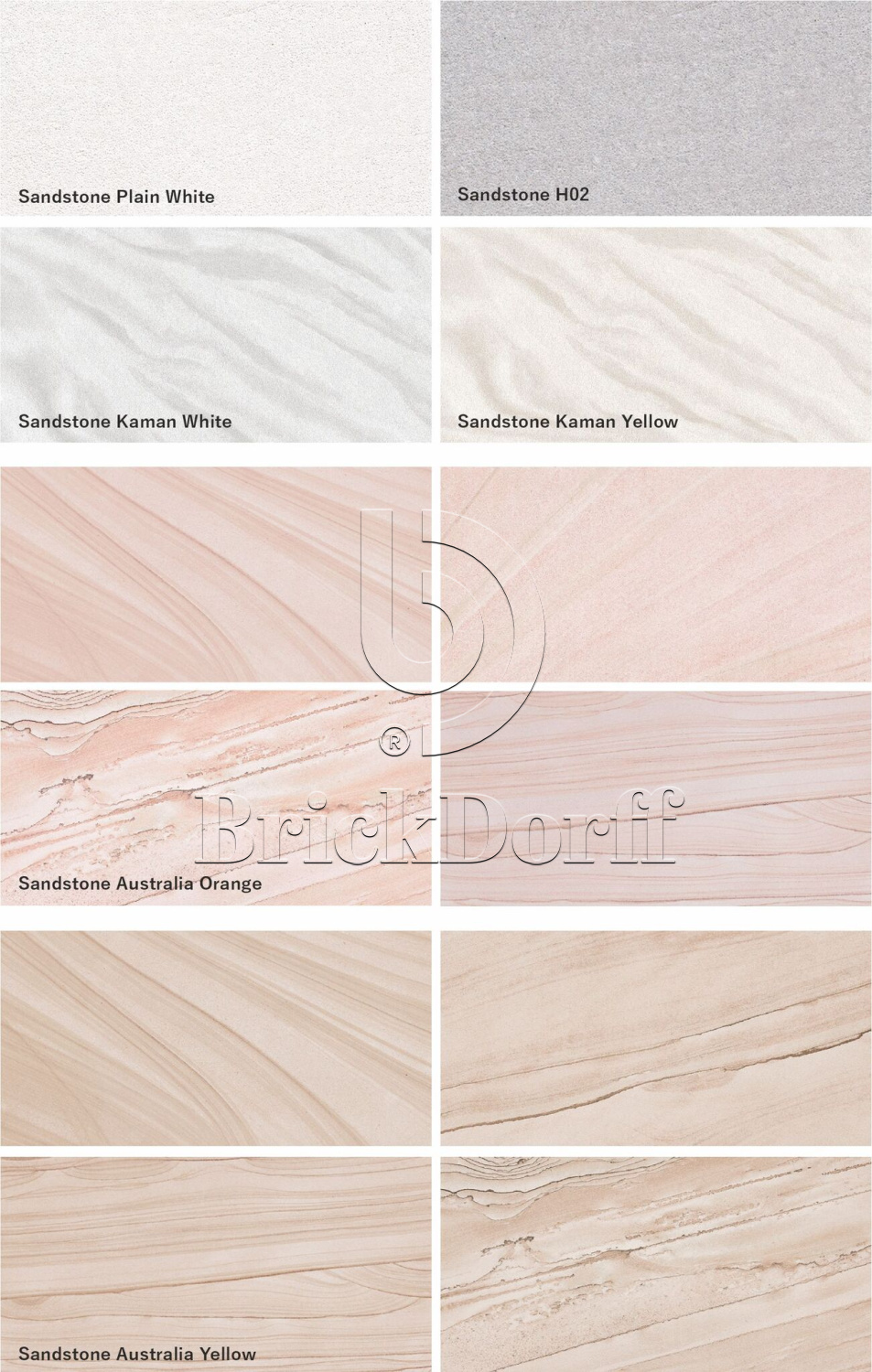 Sandstone Kaman White (белый песчаник с гладкой текстурой и мягким блеском)  гибкий камень 1200×600 мм