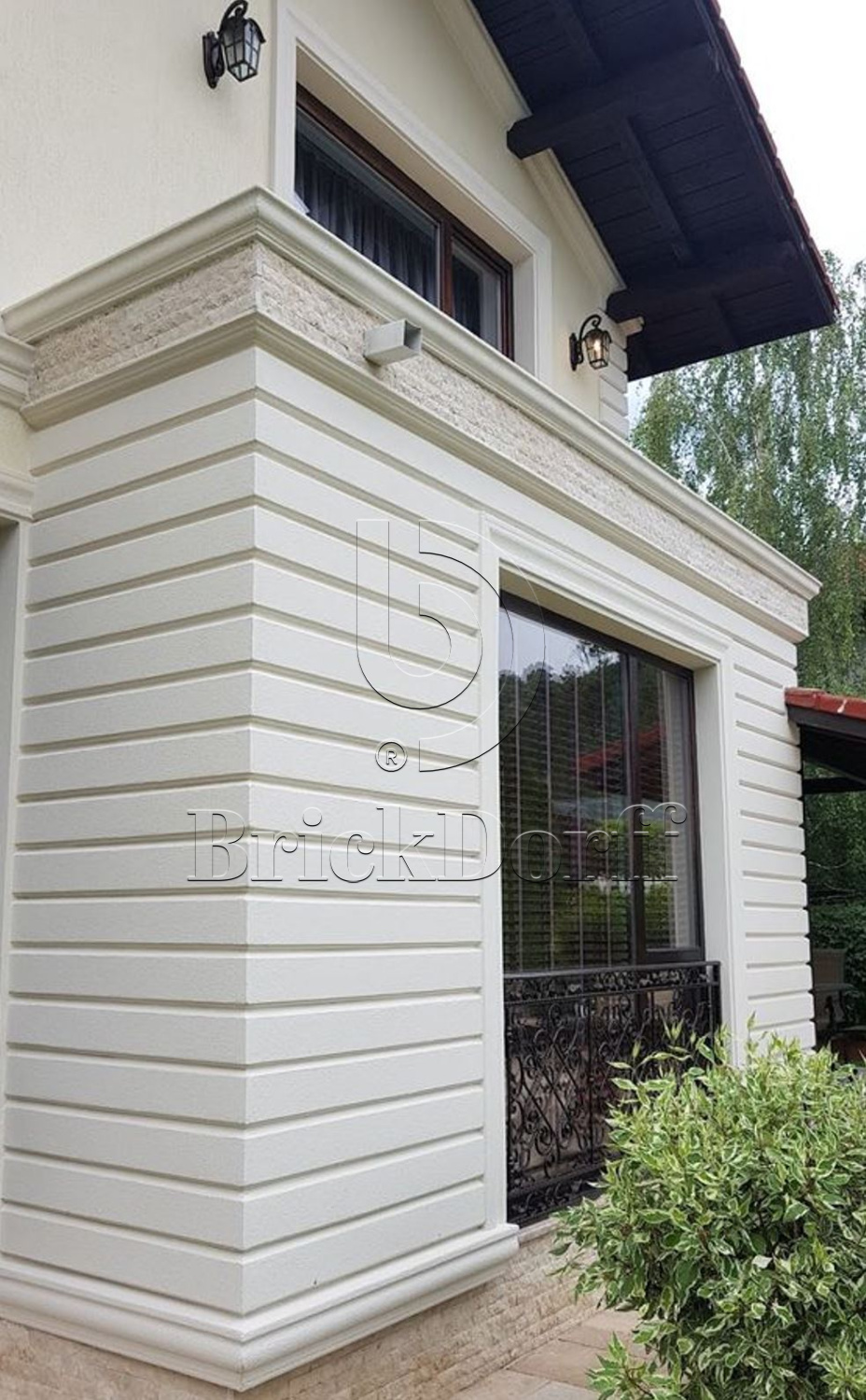 Панель утепления под покраску для фасада - изосайдинг из пенополистирола СВ-50/10 1000*50*2000 мм