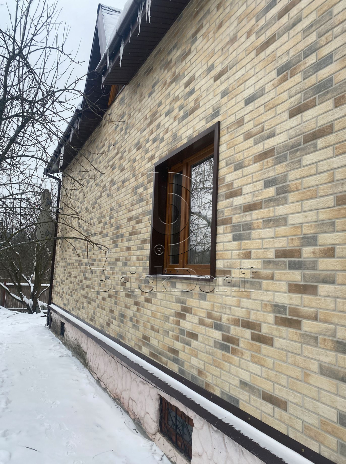 Loft Brick Masala фасадная термопанель из пенополиуретана ППУ 65 мм