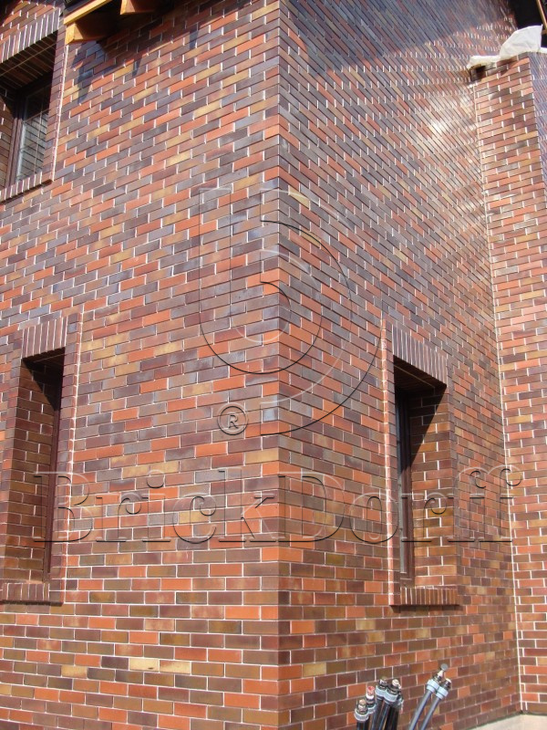 Кирпич облицовочный Клинкерный ABC 7554 Norderney blau-bunt Schmolz glatt  55NF 240*71*55 мм