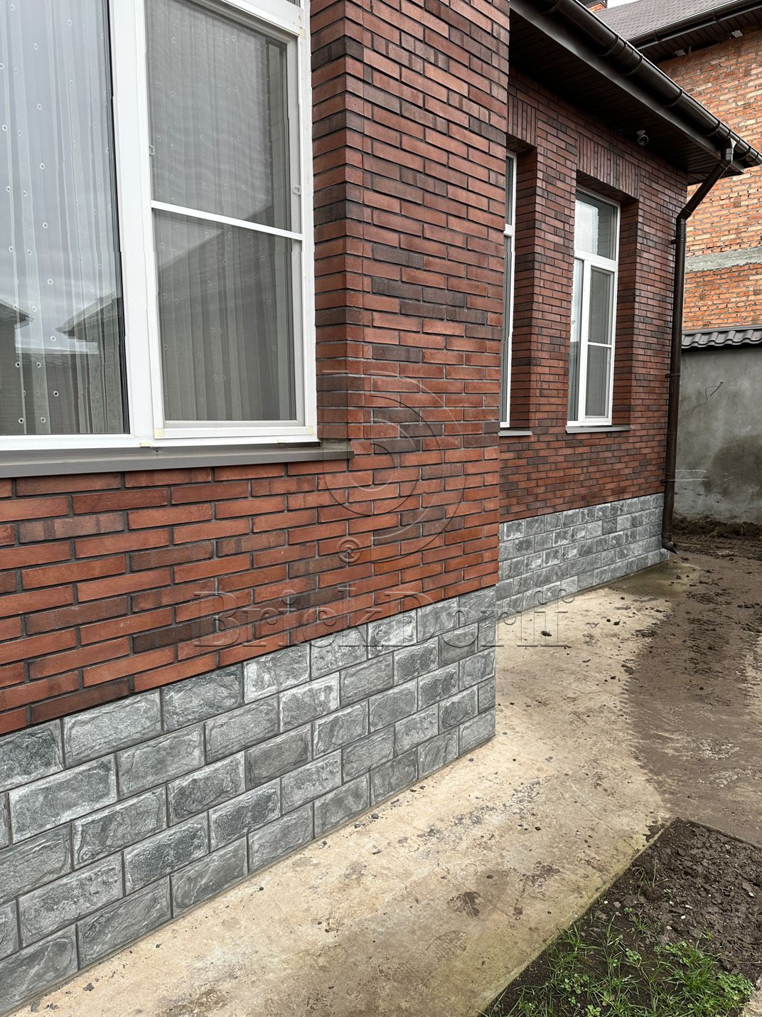 Фасадная ригельная плитка под клинкер Life Brick Римхен 370, 284*51*15 мм