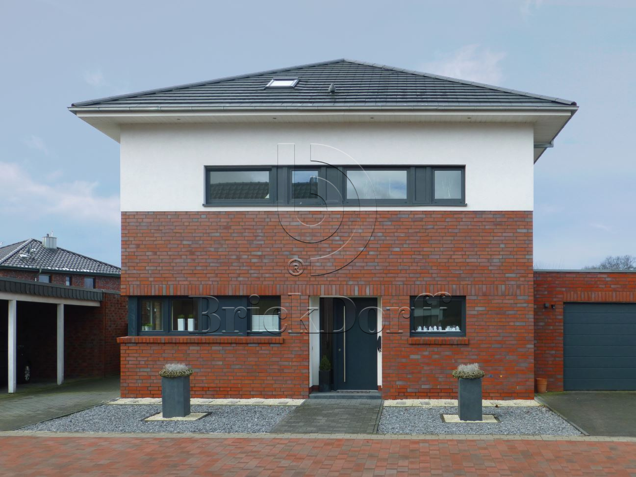 Кирпич облицовочный Клинкерный ABC 1091 Oldenburg rot-bunt glatt NF 240*115*71 мм