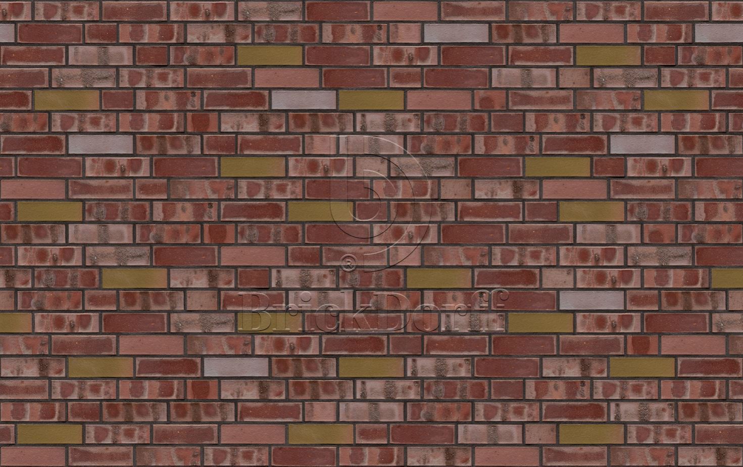 Кирпич облицовочный Клинкерный ABC 9104 Brandenburg mit Gelbanteil NF 240*115*71 мм