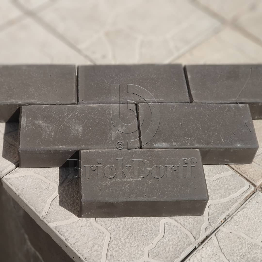 Тротуарная плитка / брусчатка Клинкерная черная LHL klinker TYBET 200*100*47 мм