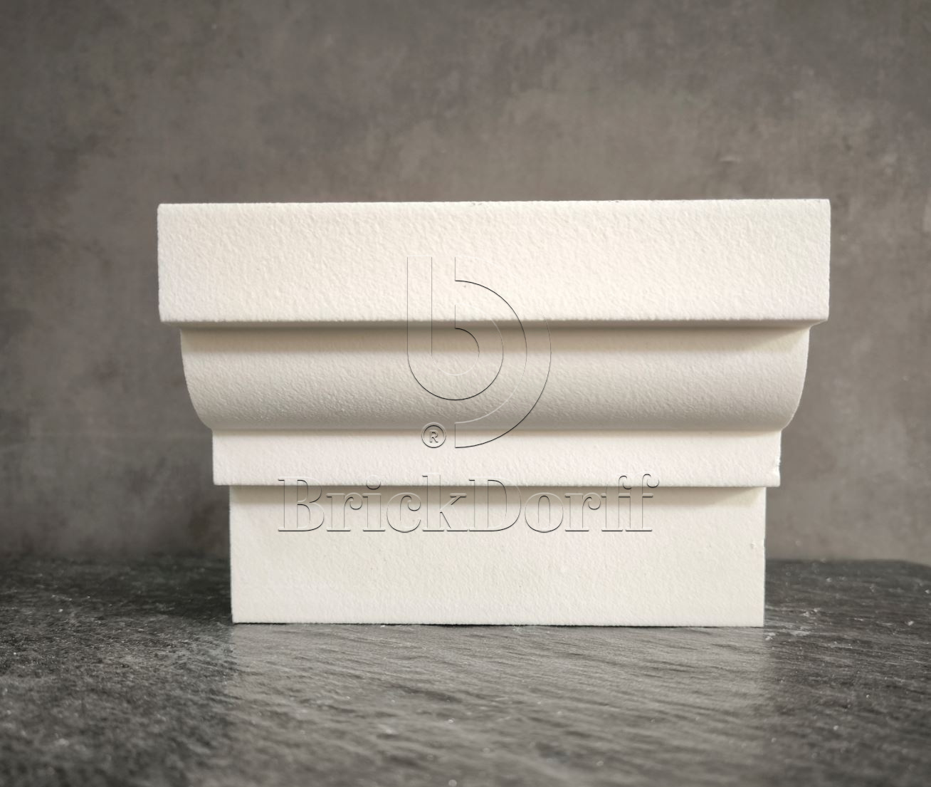 КАРНИЗ для Фасада и Интерьера - лепнина, декор из пенополистирола КВ-140/1 140*120*2000 мм