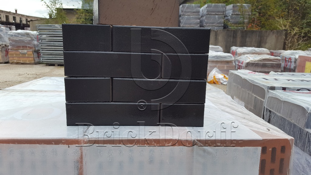 12.861100L Печной Lode KRYPTON гладкий, 250*120*65 мм, Печной Полнотелый Кирпич керамический черный