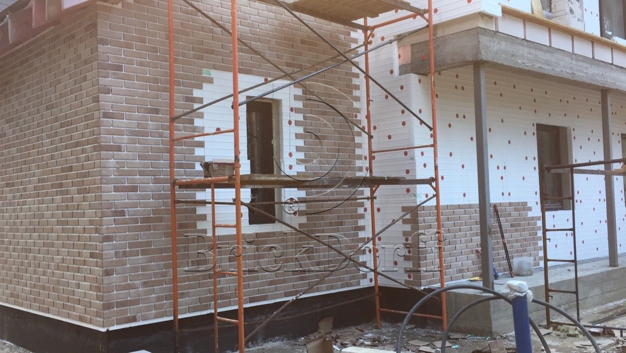 SCANDIANO OCHRA 245X66х7,4 мм Клинкерная фасадная плитка под кирпич облицовочная охровая