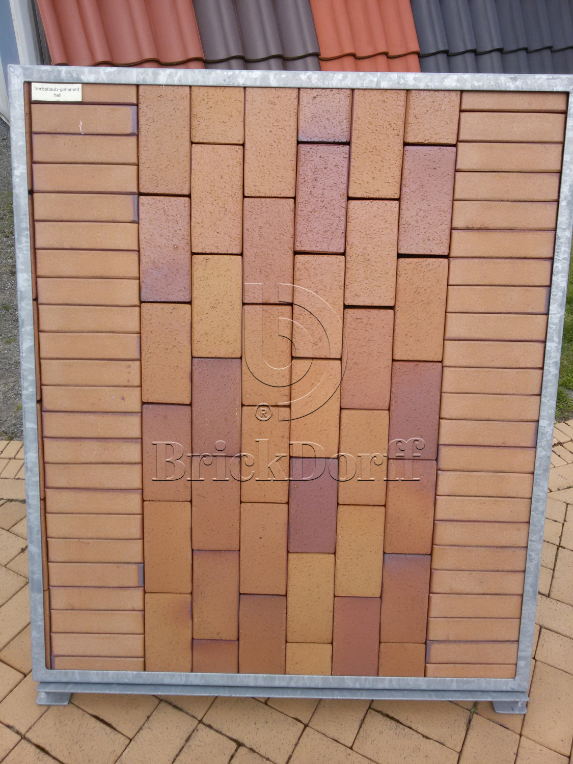 Тротуарная плитка / брусчатка Клинкерная ABC Herbstlaub-geflammt hell (Хербстлауб-гефламмт хелл), 200*100*45 мм